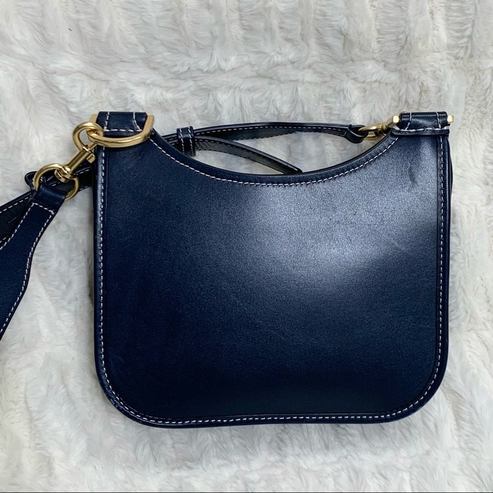 Tory Burch James Awning stripe saddle bag - Picture 7 of 16